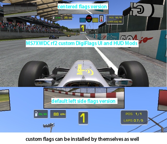 rf2 DigiFlags UI & HUD MODS released