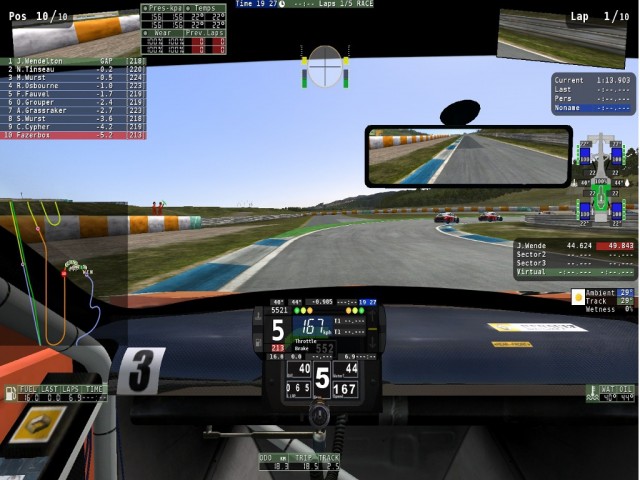 rF2 Track Map Plugin v0.9