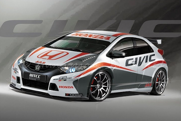 Honda-WTCC-world-touring-car-championship-civic-16-turbo-4cyl-direct-injection-2013-2014