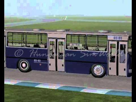 Ikarus 260 a tesztpályán