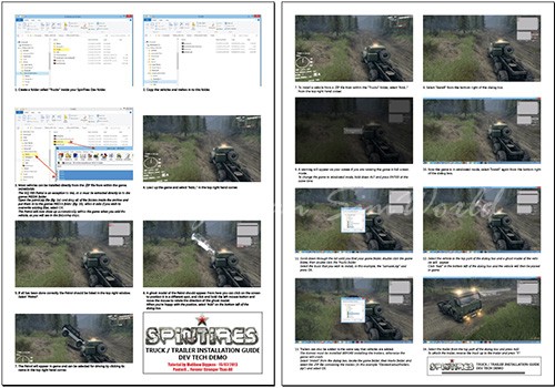 Spintires Truck/Trailer Installation Tutorial v1.0