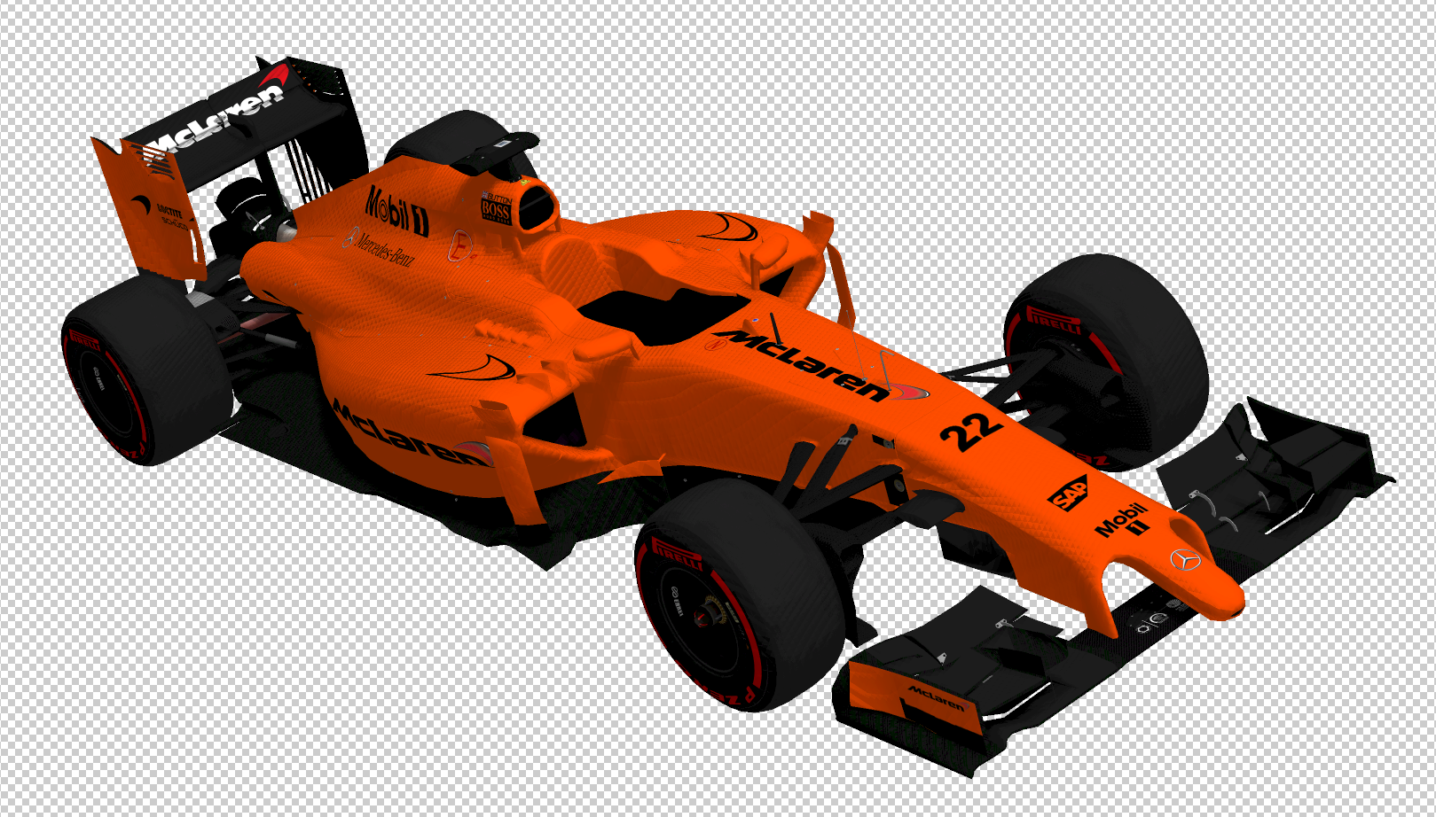 Orange McLaren HD (McLaren Logos)