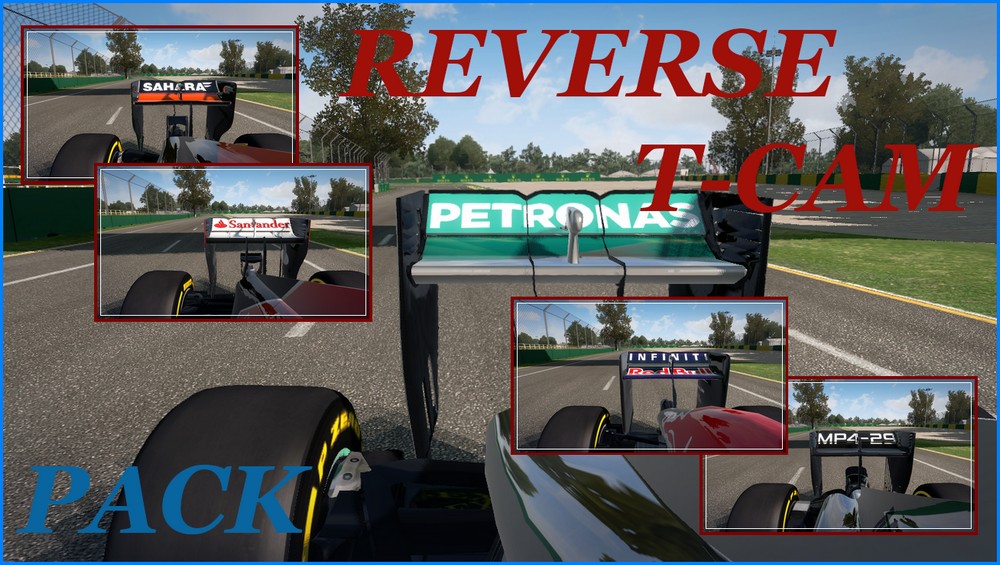F1 2014 Reverse T-Cam Pack v1.0