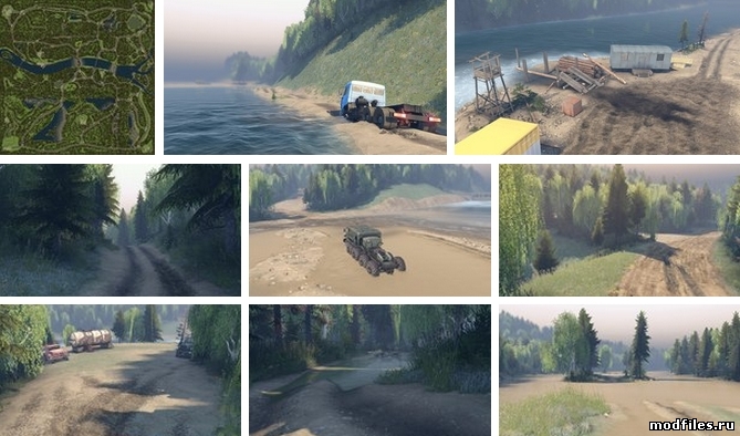 Spintires Pereval Map v1.0