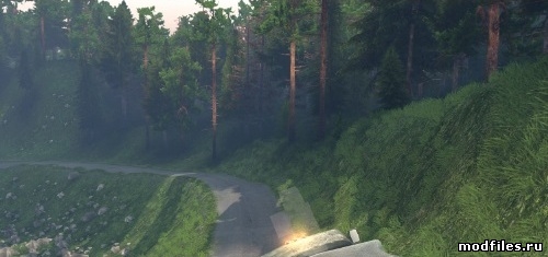 Spintires Opasnye Dorogi Map v1.0