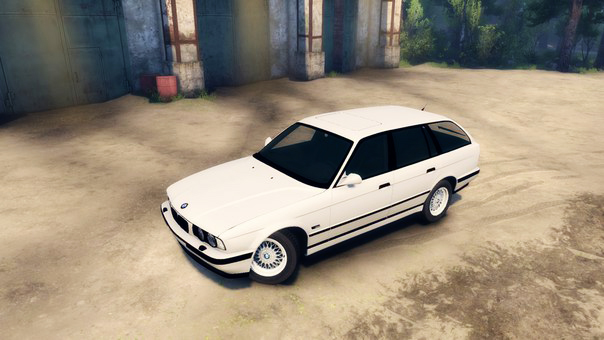 Spintires BMW E34 525iX Touring v1.0