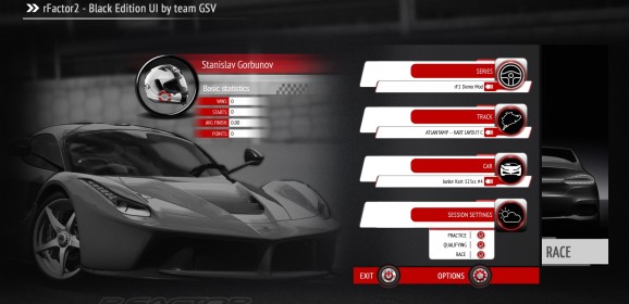 rF2 Black Edition UI v1.3