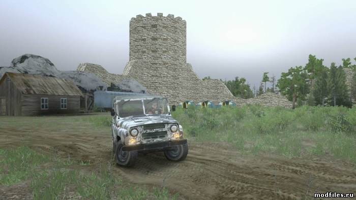 Spintires Waterfall Map v1.0