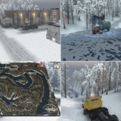 Spintires Ice Road Trucker Map v1.0