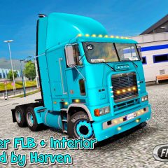 ETS2 Freightliner FLB + Interior V2.0.5